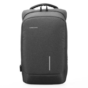 Kingsons Anti-Theft and USB Charging Port Backpack Anti-Slip Fashion Polyester Laptop / Tablet PC Trolley