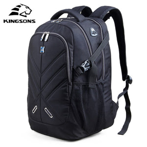 Kingsons Large Capacity Shockproo 15.6 inch Laptop Backpack  Wear-resistant Men Business Travel Backpack Student Backpack bag