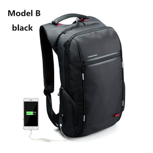 Kingsons 13.3 15.6 17.3 inch Men Women's Multi-function Laptop Backpack Business Leisure Travel School Bags Backpack