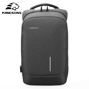 Kingsons New Arrivals 13 15.6 inches Men Laptop Backpack Large Capacity  Backpack Casual Style Bag Water Repellent Backpack Bags