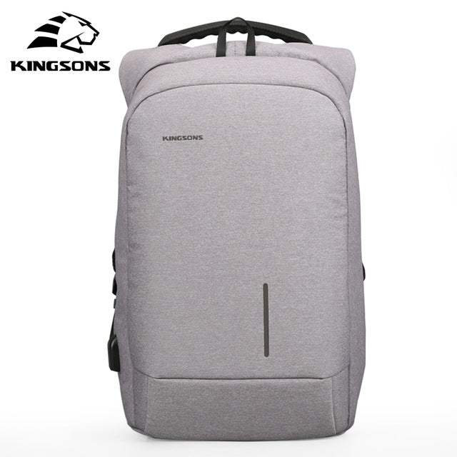 Kingsons New Arrivals 13 15.6 inches Men Laptop Backpack Large Capacity  Backpack Casual Style Bag Water Repellent Backpack Bags