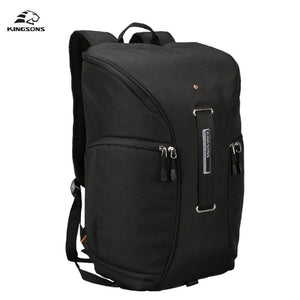 Kingsons Men Backpack DSLR Multi Lens Men Women 15.6 inch Notebook Computer School Bags For Teenagers Rainproof Cover Backpack