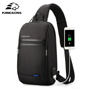 Kingsons New Item KS3174w 10.1 inch Chest Backpack For Men Women Casual Crossbody Bag Leisure Travel Single Shoulder Backpack